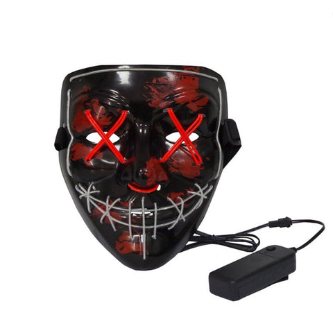 Halloween LED Neon Glow Mask