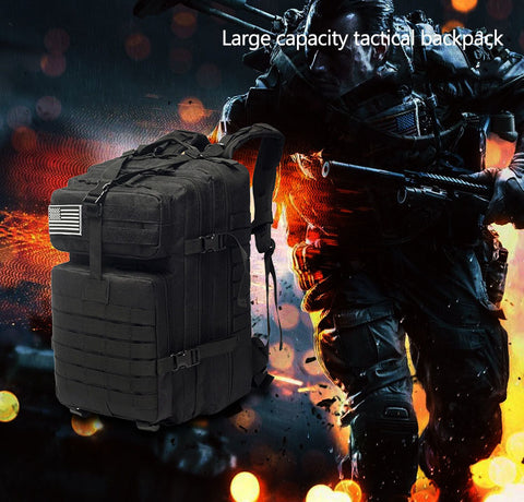 50 Liter Large Capacity Tactical Military Backpack