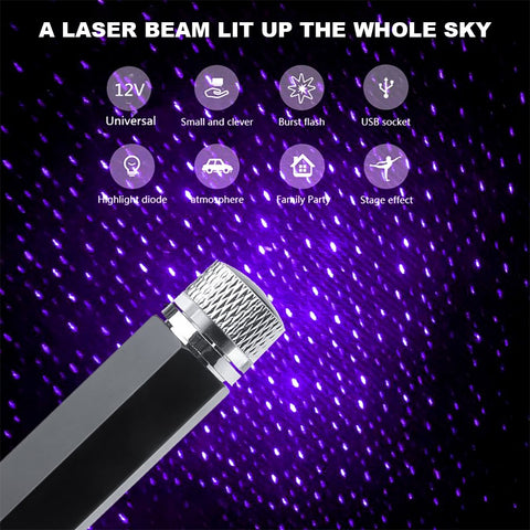 Starry Night Car Roof LED-Light Projector