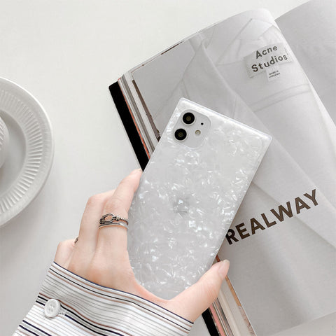 Opal Shell Square iPhone Case
