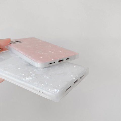 Opal Shell Square iPhone Case