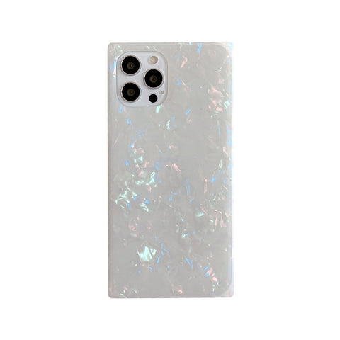 Opal Shell Square iPhone Case