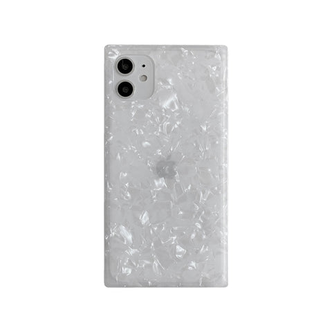 Opal Shell Square iPhone Case