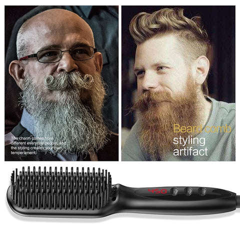 Men's Beard Straightening Brush