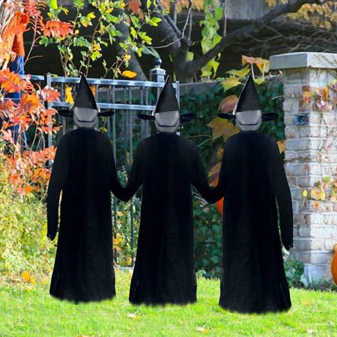Glowing Halloween Witch Lawn Decorations
