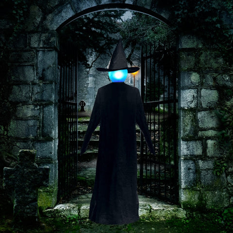 Glowing Halloween Witch Lawn Decorations