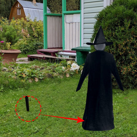 Glowing Halloween Witch Lawn Decorations