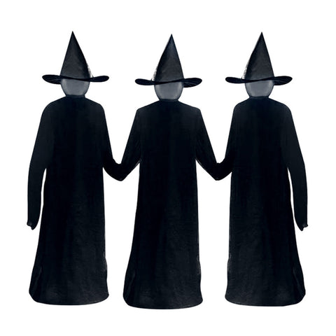 Glowing Halloween Witch Lawn Decorations