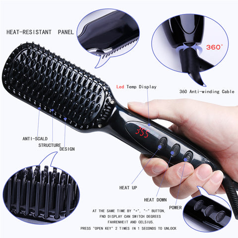 Men's Beard Straightening Brush