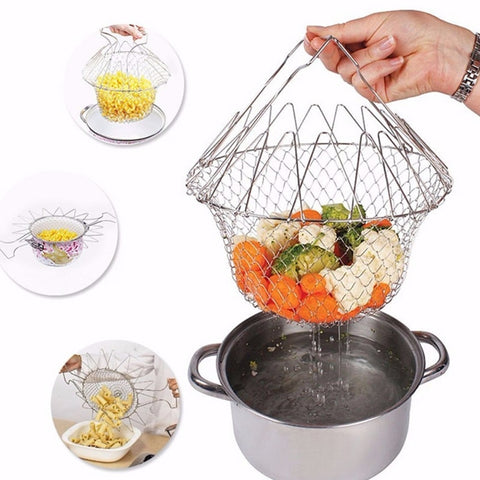 3-in-1 Multi-Functional Frying Basket