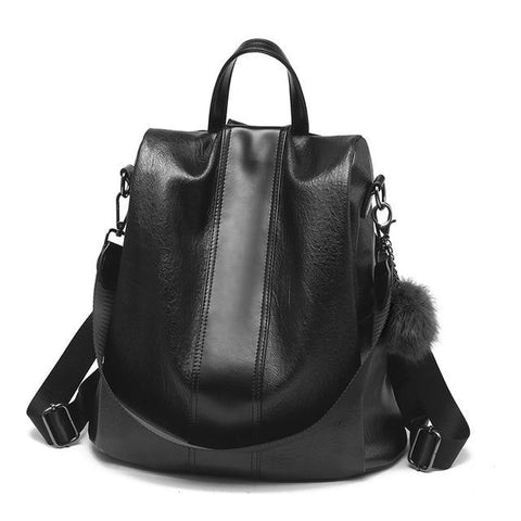 High-Quality Leather Trendy Women's Backpack - New Trend Gadgets