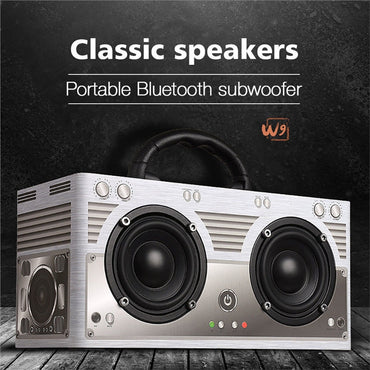 20W Retro Style Wooden Speaker