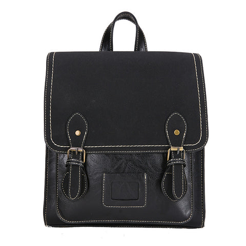 Vintage PU Leather Women's Backpack