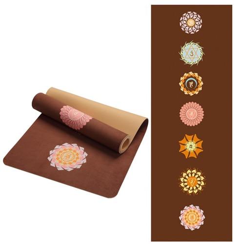 Lotus Pattern Suede Yoga Mat - New Trend Gadgets