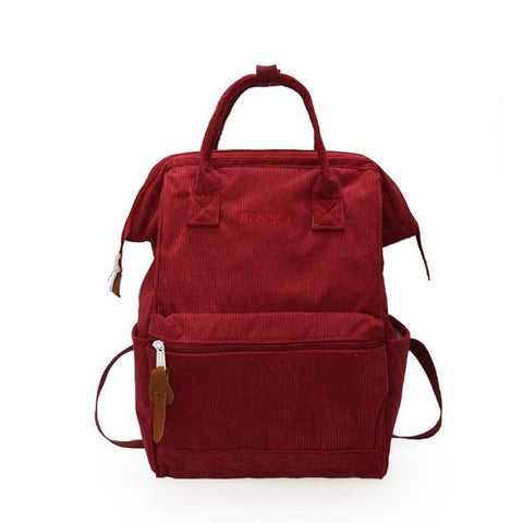 Women's Corduroy Backpack