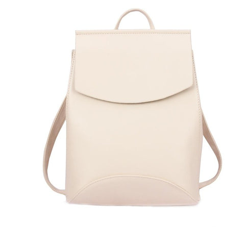 Women's Fashion Leather Backpack