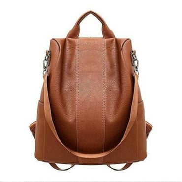 Ladies Leather Fashion Backpack