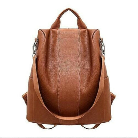 Ladies Leather Fashion Backpack