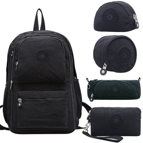 Ladies Waterproof Nylon Laptop Backpack