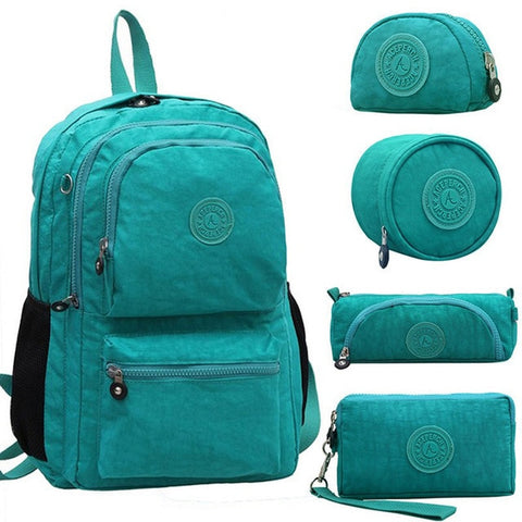 Ladies Waterproof Nylon Laptop Backpack
