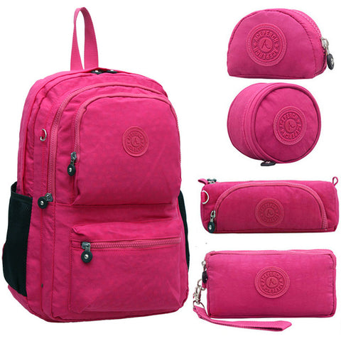 Ladies Waterproof Nylon Laptop Backpack