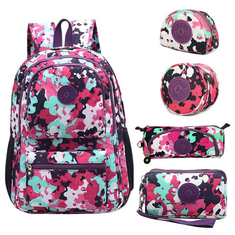 Ladies Waterproof Nylon Laptop Backpack