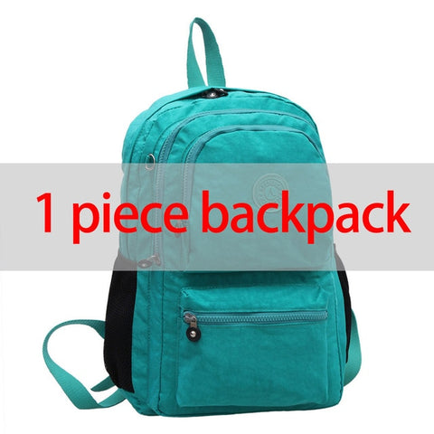 Ladies Waterproof Nylon Laptop Backpack