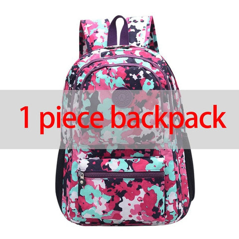 Ladies Waterproof Nylon Laptop Backpack